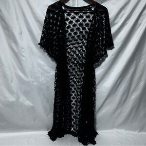 Chic Black Lace Cover-Up